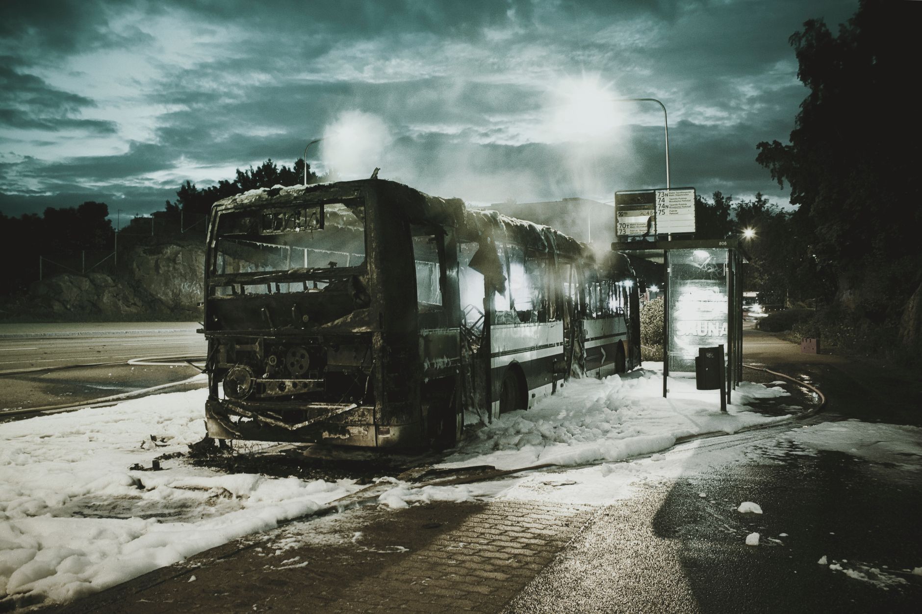 Greater Noida bus fire